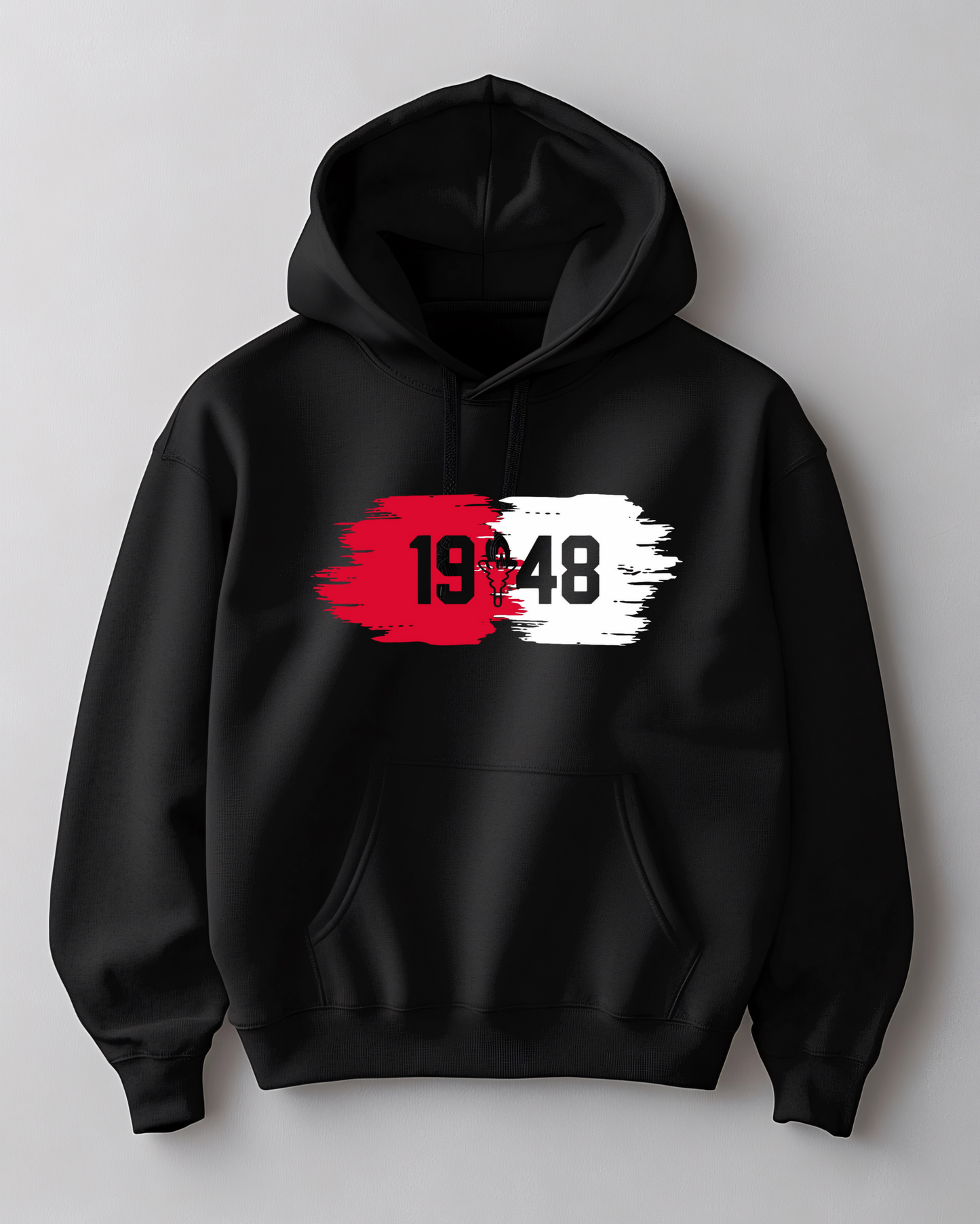 Black Hooded Sweatshirt 1948