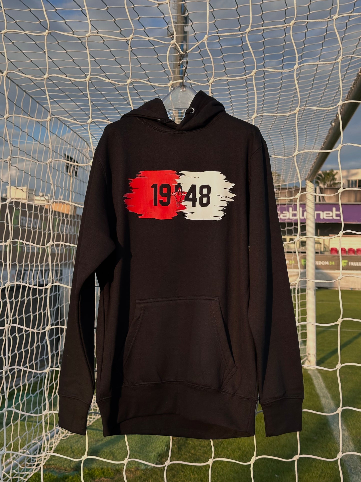 OFFER - Μαύρο φούτερ / Σκουφάκι / Κασκόλ