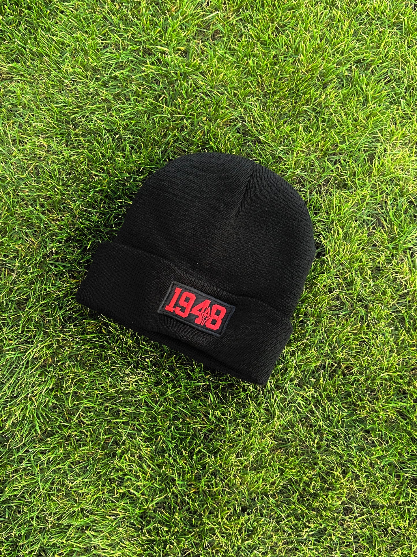 OFFER- Κόκκινη ζακέτα 1948 / Σκουφάκι / Κασκόλ